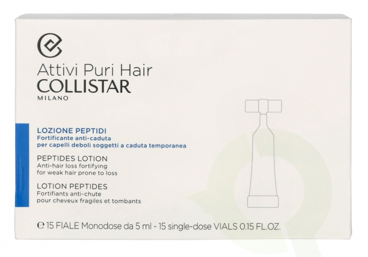 Collistar Attivi Puri Peptides Lotion @ 1 pack x 75 ml 15 x 5 ml