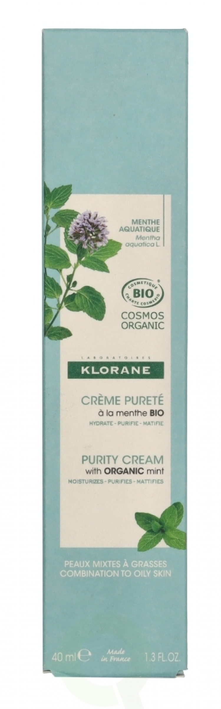 Klorane Purity Cream - Mint 40 ml