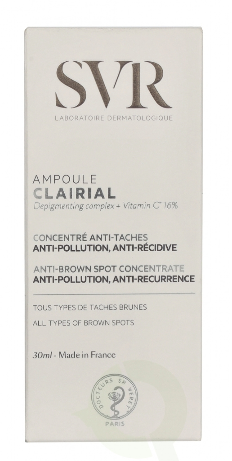 Svr Laboratories SVR Clairial Ampulle Anti-Brown Spot Concentrate 30 ml