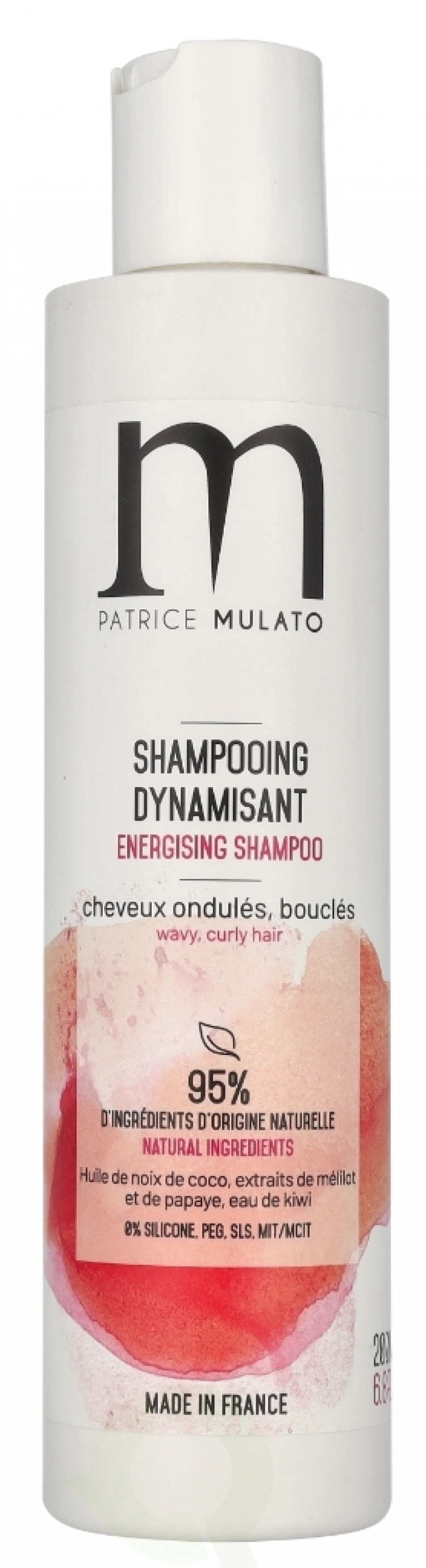 Patrice Mulato P. Mulato Energising Treatment Shampoo 200 ml krøllete hår