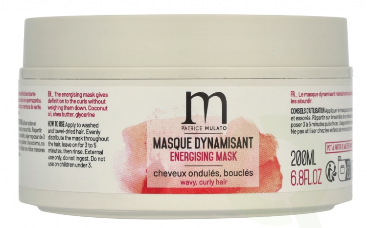 Patrice Mulato P. Mulato Energising Treatment Mask 200 ml krøllete hår