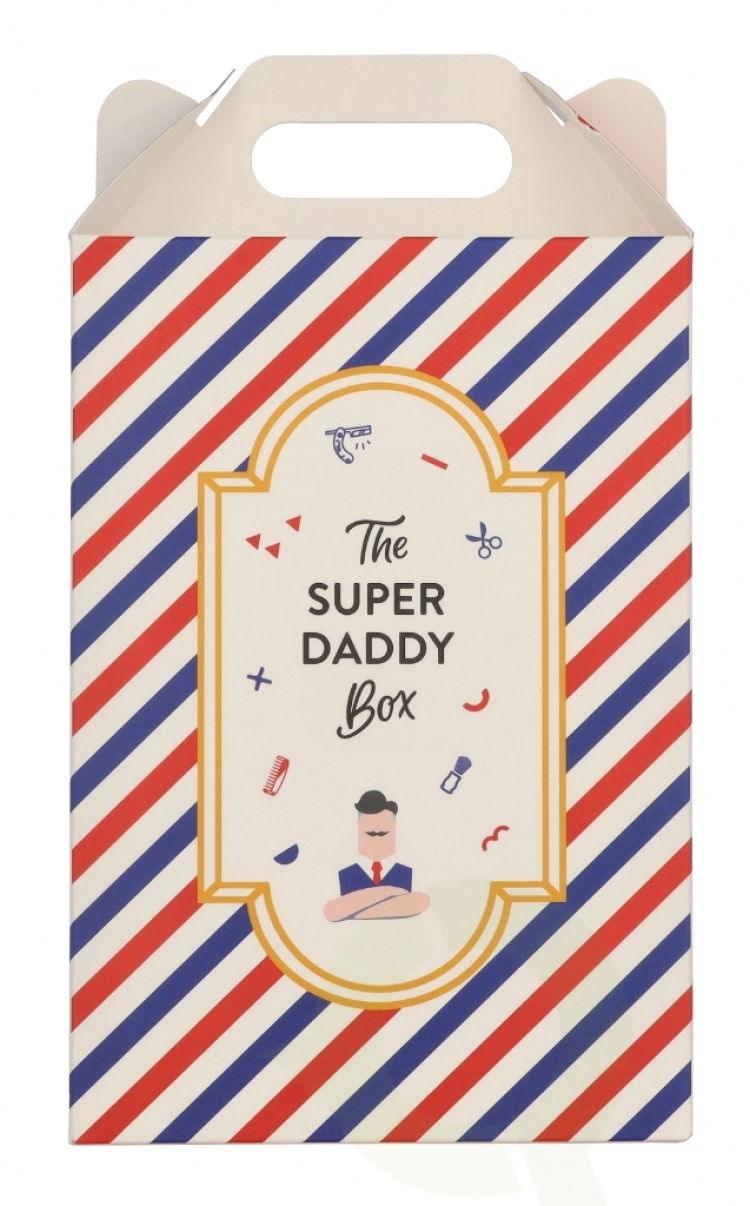 Monsieur Barbier The Super Daddy Box 325 ml Barberkrem 175 ml/barberkrem 75 ml/barberlotion 75 ml/barberbalsam 75 ml/rakespray/barberkost