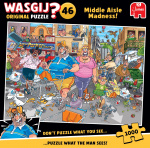 Wasgij Original 46 - Galskap i midtgangen! (1000 brikker) (1110100505)