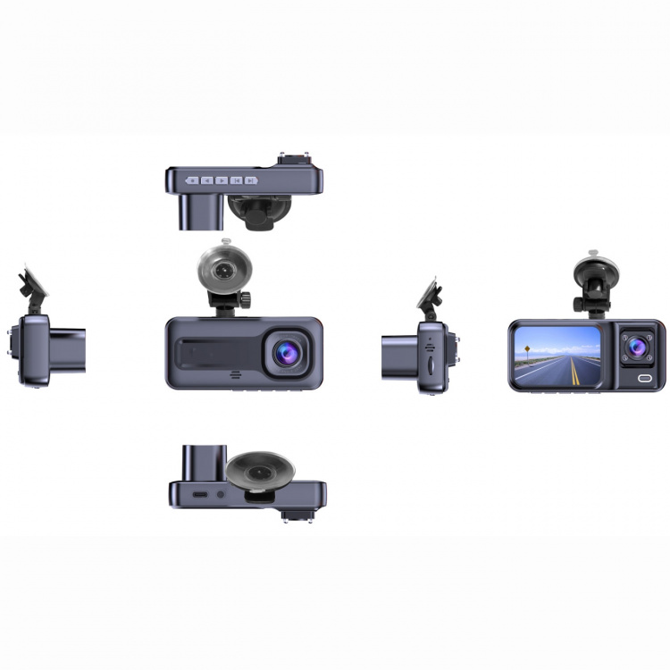 Denver Bilkamera med doble linser (foran og bak)