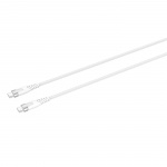 Gear Kevlar-kabel Pro Usb-C 2.0 Med Metallhus Hvit 1,5m Gear Kevlar-kabel Pro Usb-C 2.0 Med Metallhus Hvit 1,5m