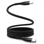 STATIK Magnetisk Kabel Magstack Pro USB-C Til USB-C Svart 1m