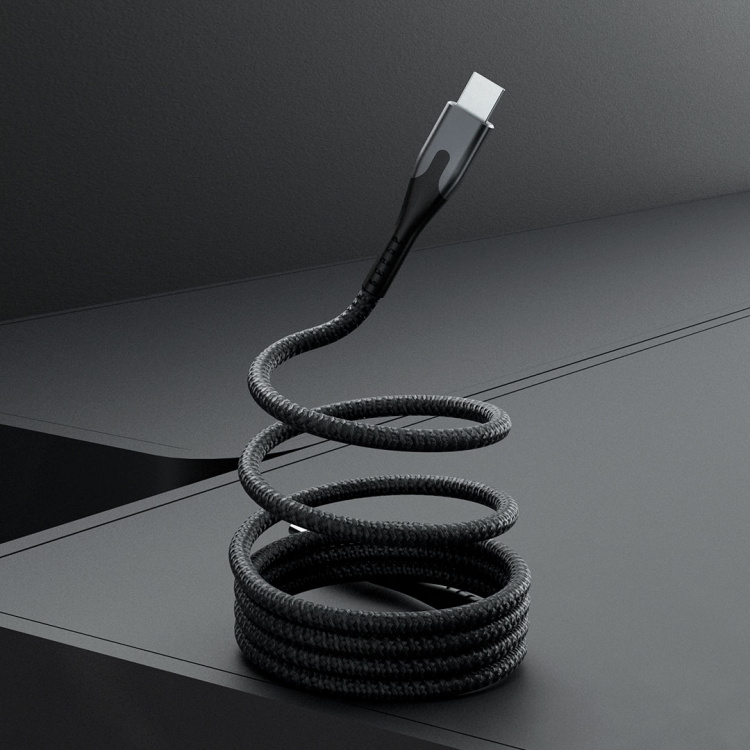 STATIK Magnetisk Kabel Magstack Pro USB-C Til USB-C Svart 1m