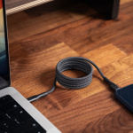 STATIK Magnetisk Kabel Magstack Pro USB-C Til USB-C Svart 2m