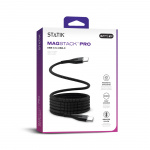 STATIK Magnetisk Kabel Magstack Pro USB-C Til USB-C Svart 2m