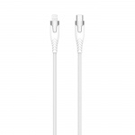 Gear Kevlar Kabel Pro Usb-C Til Lightning Metallhus Hvit 1,5m