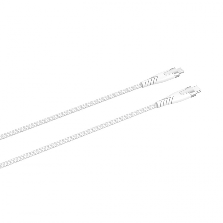 Gear Kevlar Kabel Pro Usb-C Til Lightning Metallhus Hvit 1,5m