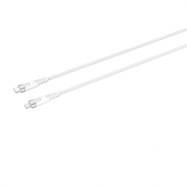 Gear Kevlar Kabel Pro Usb-C Til Lightning Metallhus Hvit 1,5m