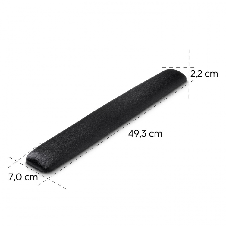 Hama Tastatur Håndleddstøtte Ergo Svart Hama Tastatur Håndleddstøtte Ergo Svart