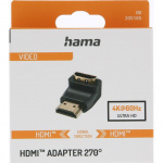 Hama Adapter Hdmi 270 Grader Gull Svart