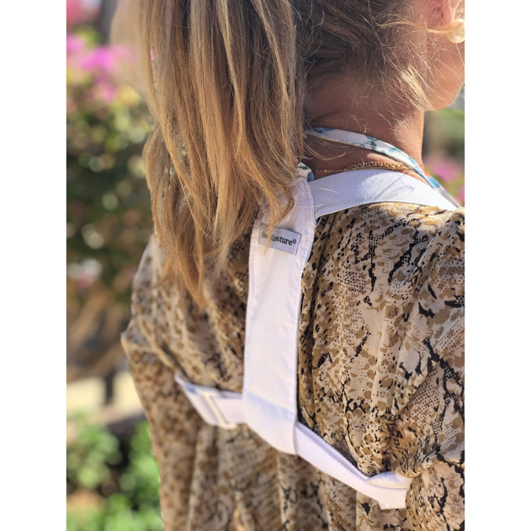 SWEDISH POSTURE Holdningsstøtte Flexi Hvit L-XL