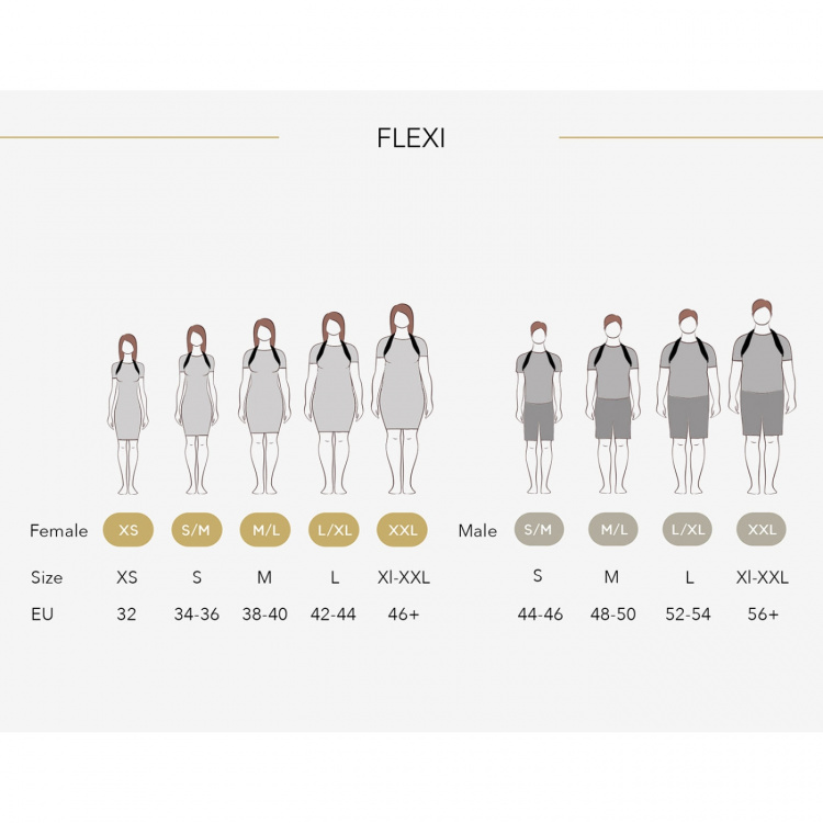 SWEDISH POSTURE Holdningsstøtte Flexi Rosa S-M