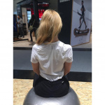 SWEDISH POSTURE T-shirt Dame Posture Reminder Hvit XL