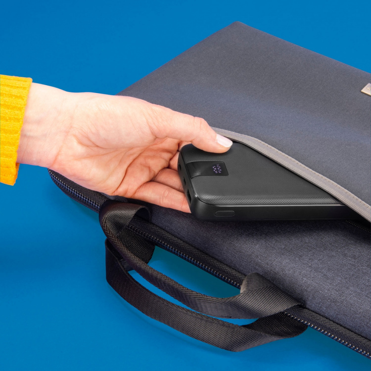 Hama Powerbank Pd 10000mah 2xUSB-C+1xUSB-A Antrasitt Hama Powerbank Pd 10000mah 2xUSB-C+1xUSB-A Antrasitt