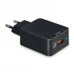 Hama Hurtiglader Fast Charger 1x USB-A Qualcomm 19.5w Svart