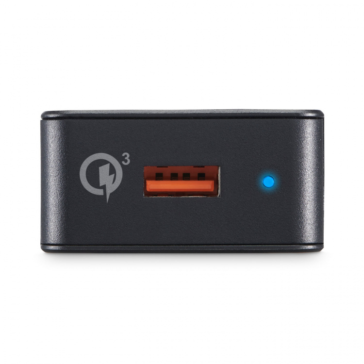 Hama Hurtiglader Fast Charger 1x USB-A Qualcomm 19.5w Svart