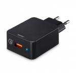 Hama Hurtiglader Fast Charger 1x USB-A Qualcomm 19.5w Svart