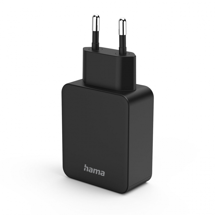 Hama Hurtiglader Fast Charger 1x USB-A Qualcomm 19.5w Svart