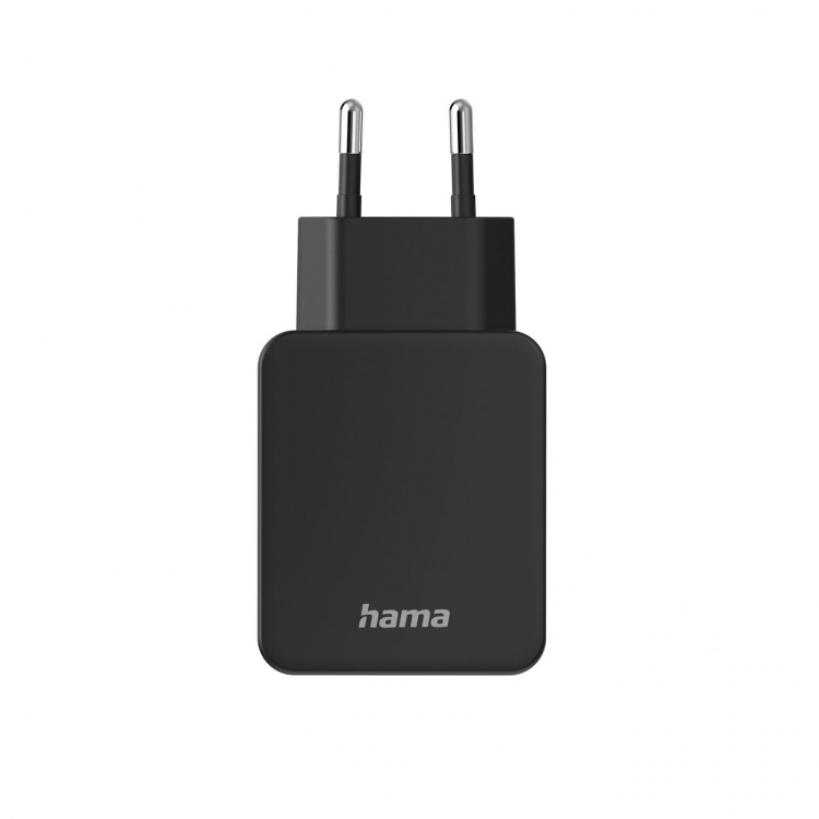 Hama Hurtiglader Fast Charger 1x USB-A Qualcomm 19.5w Svart