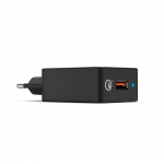 Hama Hurtiglader Fast Charger 1x USB-A Qualcomm 19.5w Svart