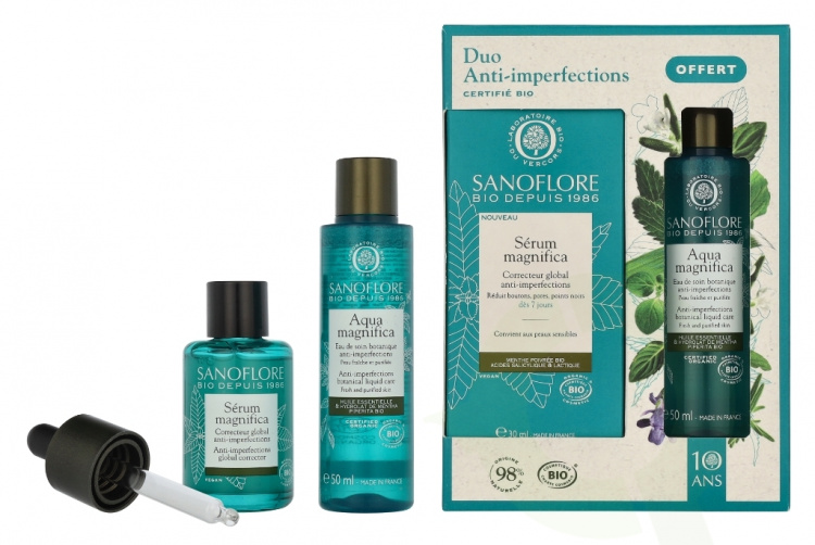 Sanoflore Magnifica 10 Years Anti-Imperfections Set 80 ml Serum 30 ml/Aqua 50 ml