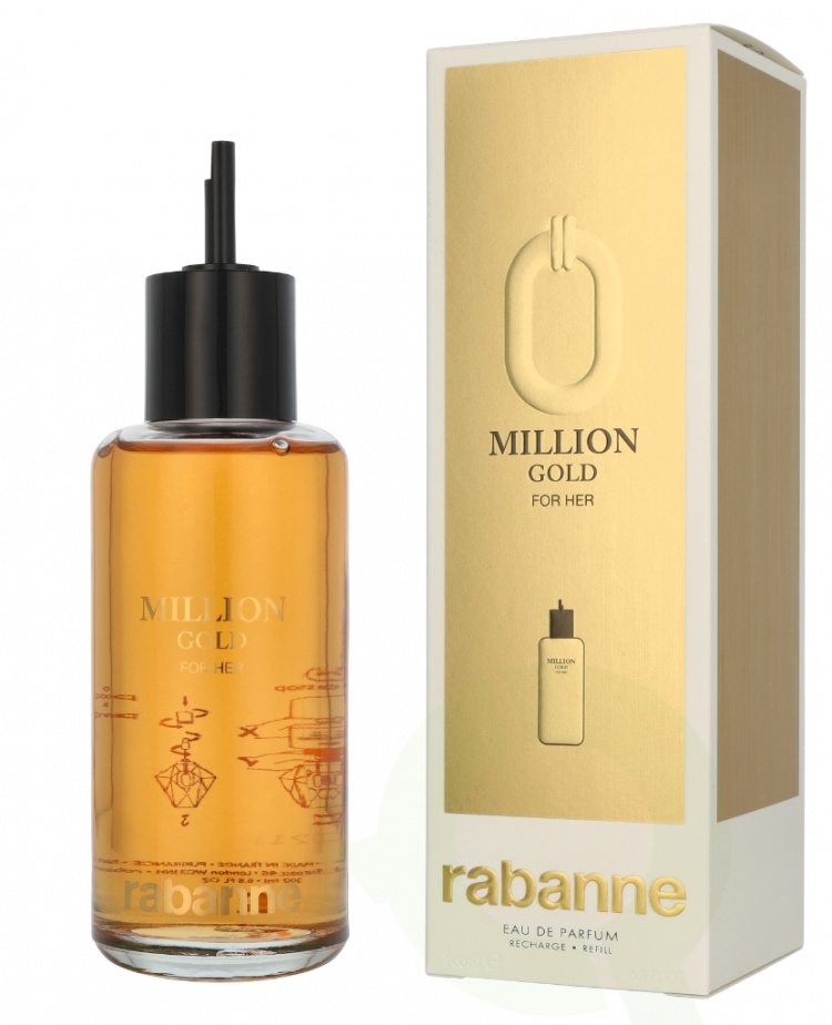 Paco Rabanne Million Gold For Her Edp Spray Refill 200 ml