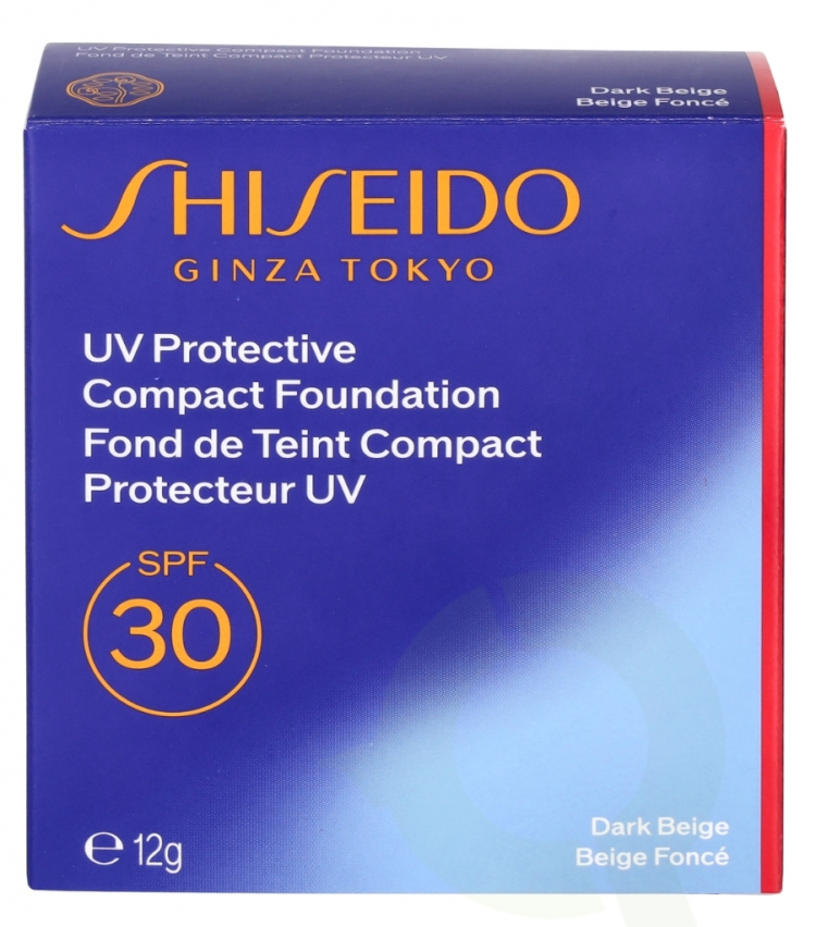 Shiseido UV-beskyttende kompakt foundation SPF30 12 g Mørk beige