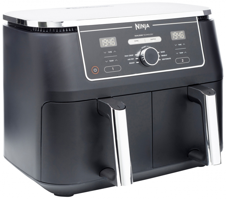 Ninja Foodi MAX Dual Zone AF400EU Airfryer 2.47kW Svart
