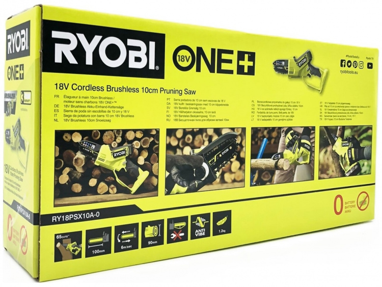 Ryobi ONE+ RY18PSX10A-0 18V Grensåg 10cm Inget batteri