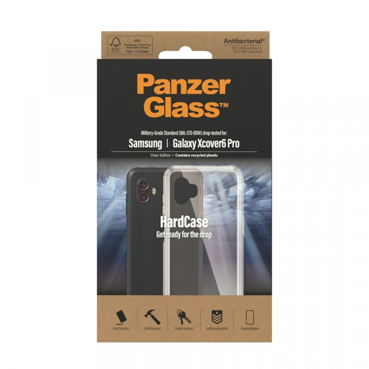 PanzerGlass HardCase Shell Samsung Galaxy XCover6 Pro, Transparent