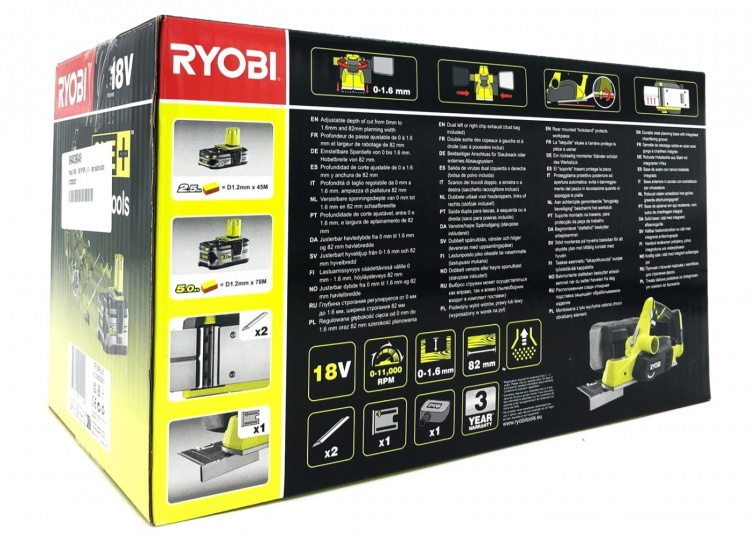 Ryobi R18PL-0 Hyvel Inget batteri