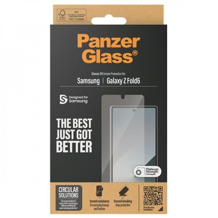 PanzerGlass Screen Protector to Galaxy Z Fold6 Classic Fit