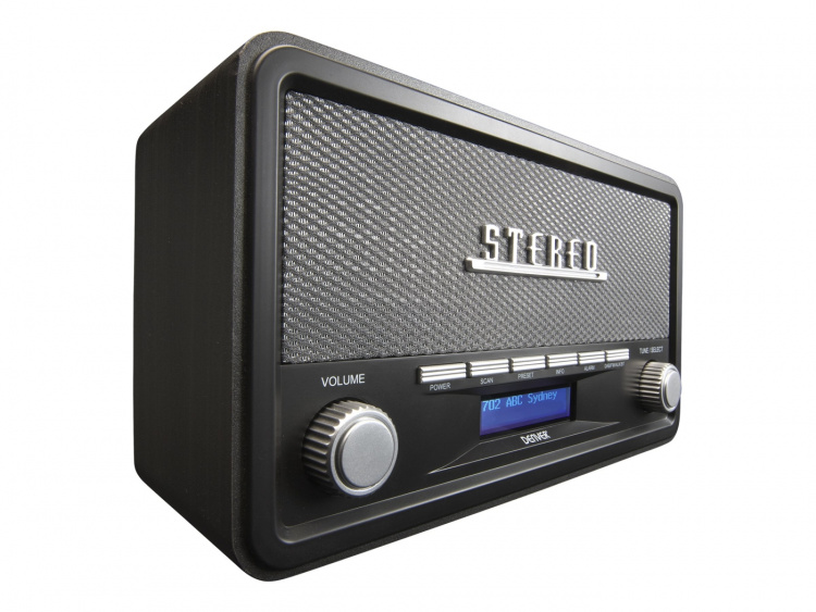 Denver DAB-18DARKGREY DAB bärbar radio Svart Denver DAB-18DARKGREY DAB bärbar radio Svart