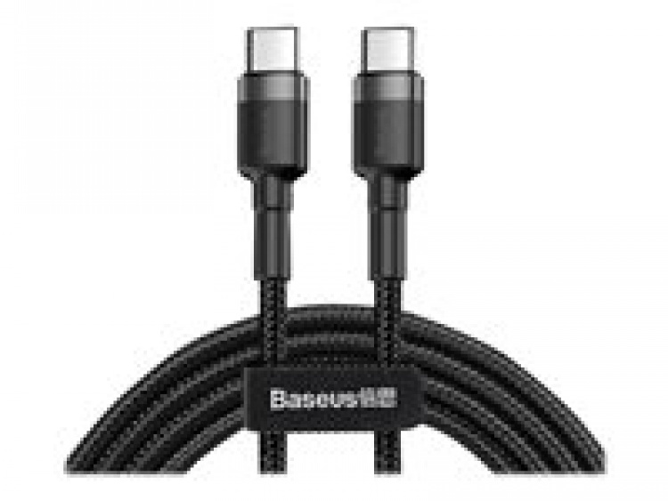 Baseus Cafule USB 2.0 USB Type-C-kabel 2 m, svart, grå