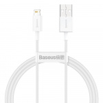 Baseus USB 2.0 til Lightning kabel 1m vit