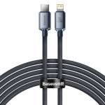Baseus Crystal Shine USB-C til Lightning kabel 20W 2m Svart