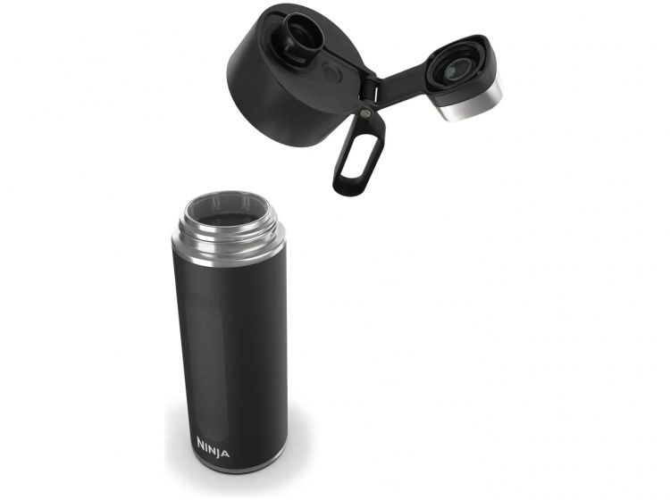 Ninja Thirsti Vattenflaska 700 ml Svart