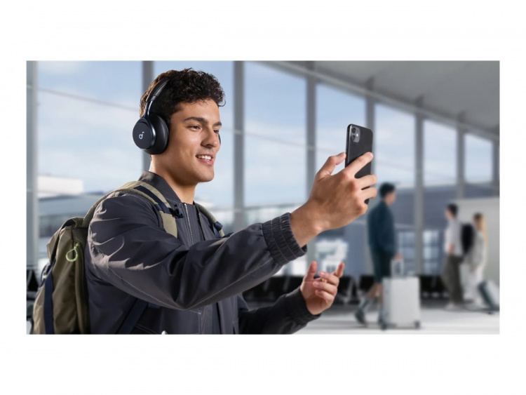 Anker Soundcore Space One trådlösa trådbundna hörlurar Svart