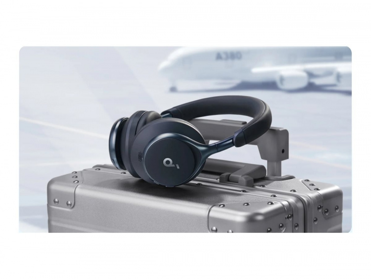 Anker Soundcore Space One trådlösa trådbundna hörlurar Svart