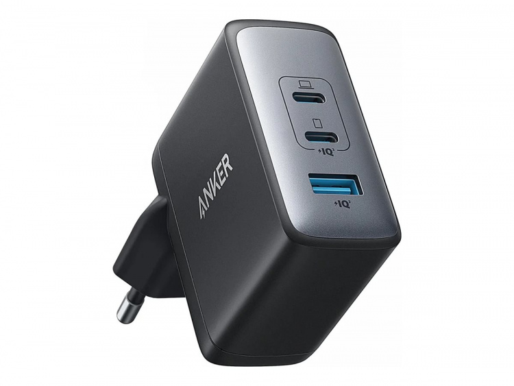 Anker Strömförsörjningsadapter 100 Watt Europlug (ström CEE 7/16) GaN
