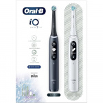Oral B iO Series 7 Duo Electric Toothbrush, Black & White