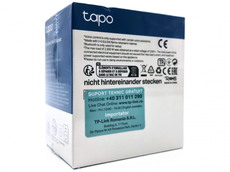 TP-Link Tapo P100 Smart Plug Trådlös TP-Link Tapo P100 Smart Plug Trådlös