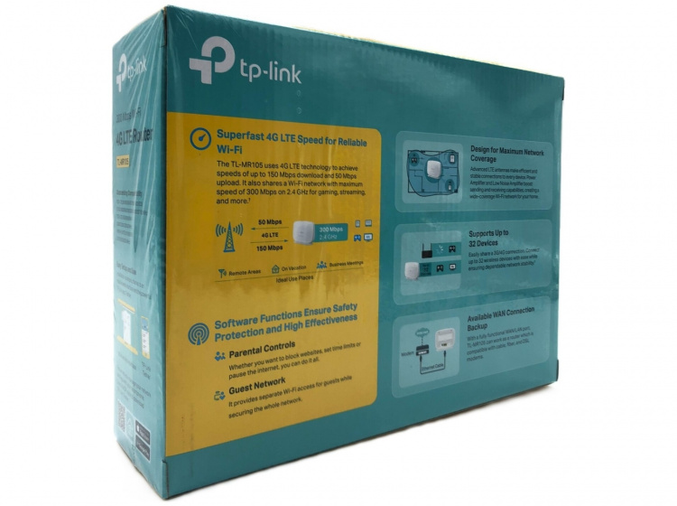 TP-Link TL-MR105 V1 trådlös router Desktop