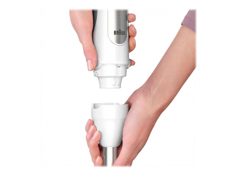 Braun Multiquick 7 MQ7020 WH Stavmixer Premium vit/borstat rostfritt stål Braun Multiquick 7 MQ7020 WH Stavmixer Premium vit/borstat rostfritt stål