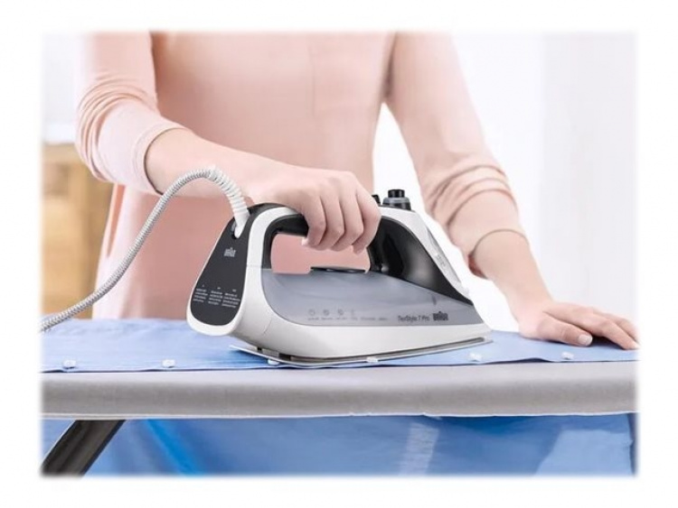 Braun TexStyle 7 Pro SI 7149 Ångstrykjärn 2900W Svart Grå Vit