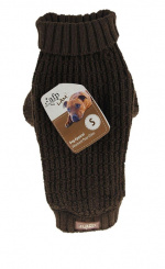 AFP All For Paws - Strikket hundegenser Fishermans Brown L 35.6CM - (632.9136)